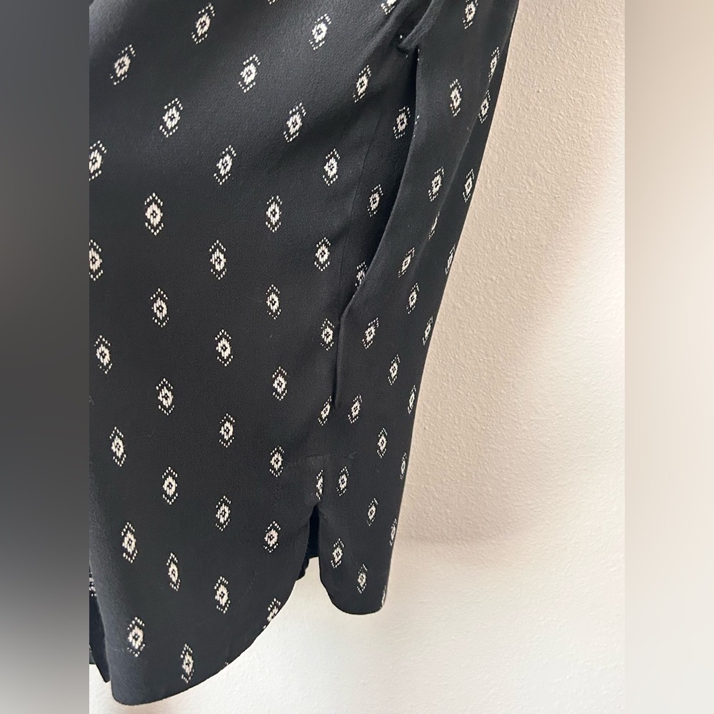 Madewell Black and White Patterned Jumpsuit - Picture 8 of 9